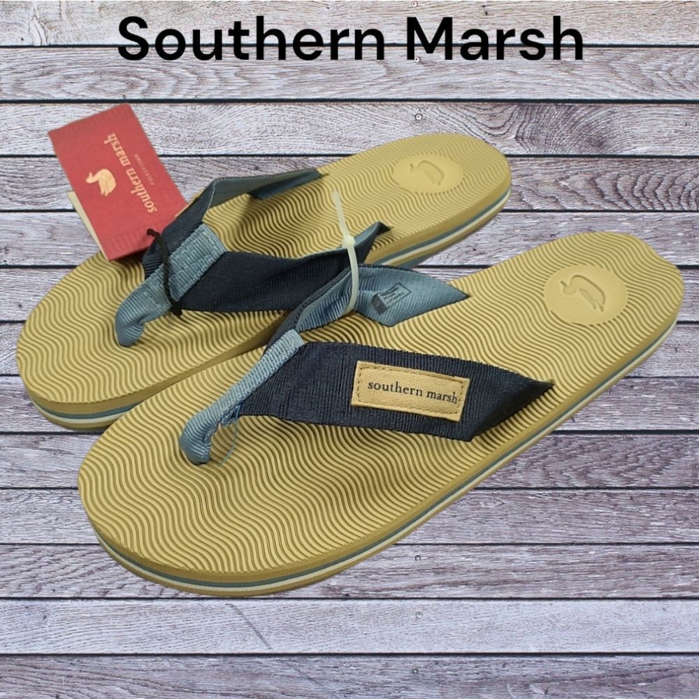 🦶Host Pick💥Southern Marsh flip flops